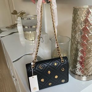 Tory Burch Fleming charm shoulder bag